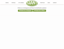 Tablet Screenshot of giant-interactive.com